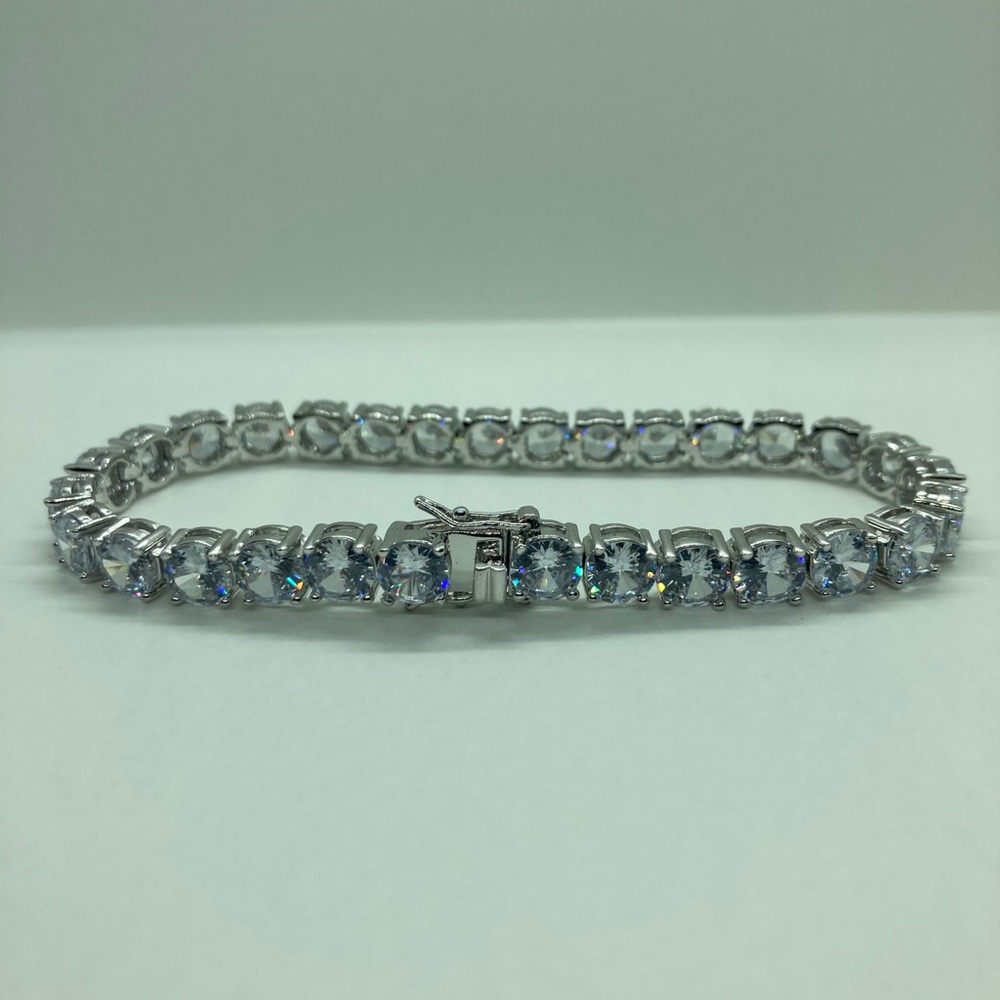 14k White Gold Tennis Bracelet